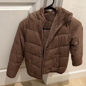 Abercrombie Kids Chocolate Puffer Jacket
